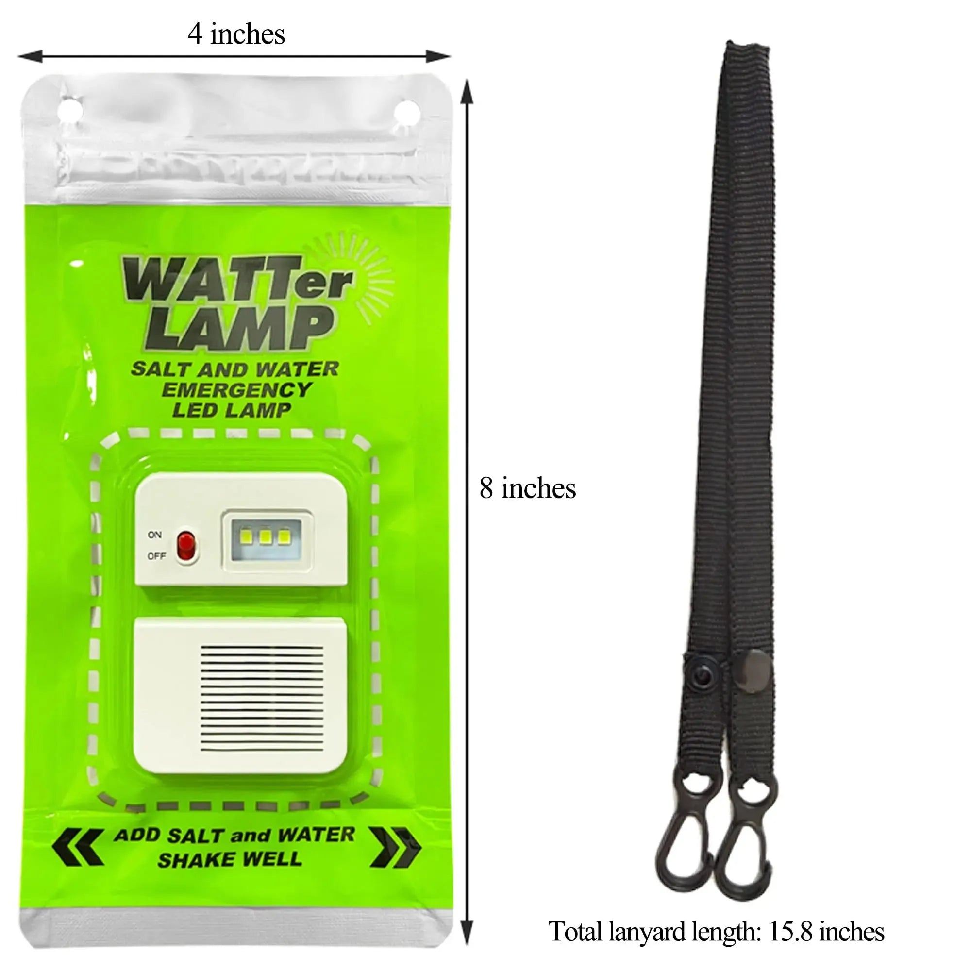 Portable Camping Lamp Salt Water Outdoor LED Emergency Lamp