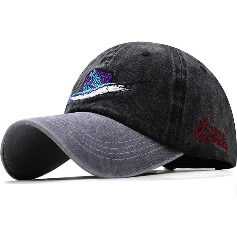 Men's Baseball Cap Snapback Fishing Embroidery Summer Fisher Brand Men Cap