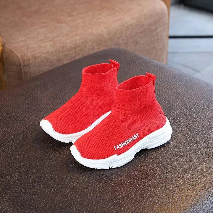 Tenis Kids Shoes 2023 Autumn New Children Sock Shoes Girl Boy Breathable Mesh Casual Shoe Versatile High Top Sport Shoe Tênis