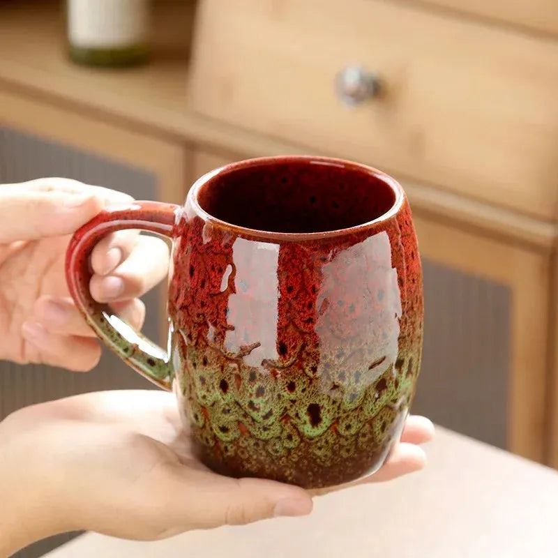 High-Capacity Ceramic Breakfast Mug, Office Water Pottery Cup, Porcelain Coffee Mugs, Afternoon Tea Cups, Milk Bowls, Wholesale