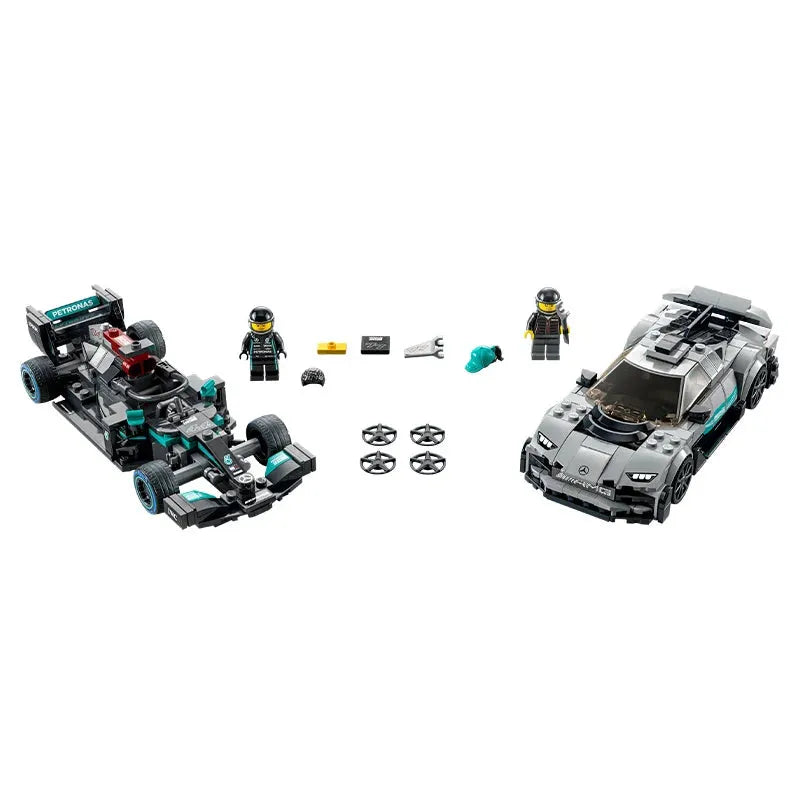 LEGO Building Block Super Series 76909 Mercedes Benz Racing Car Assembly Model Boys Gift Toy