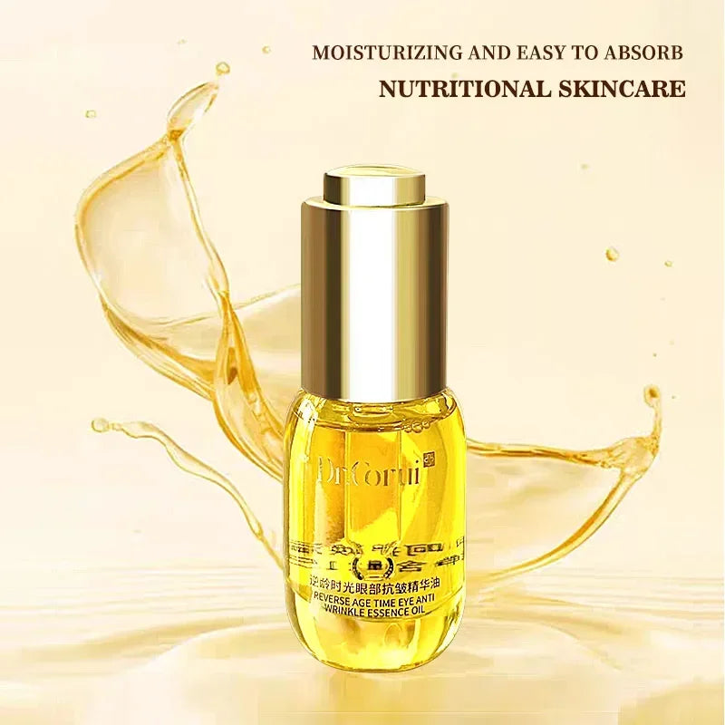Eye Antiwrinkle Essence Oil 15ml Extract various plant essence Removing eye bags, deep moisturizing, anti-aging,Reduce fine line