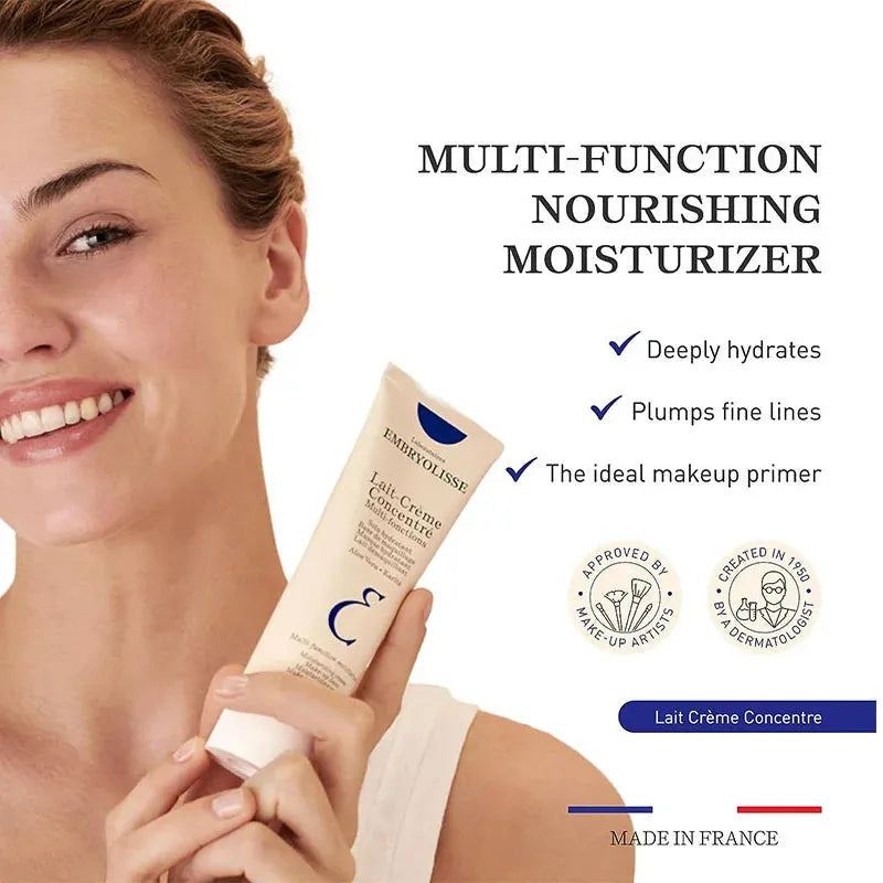 Lait-Crème Concentré Face Cream & Makeup Primer-Cream for Daily Skincare-Face Moisturizer for All Skin Types Travel Size