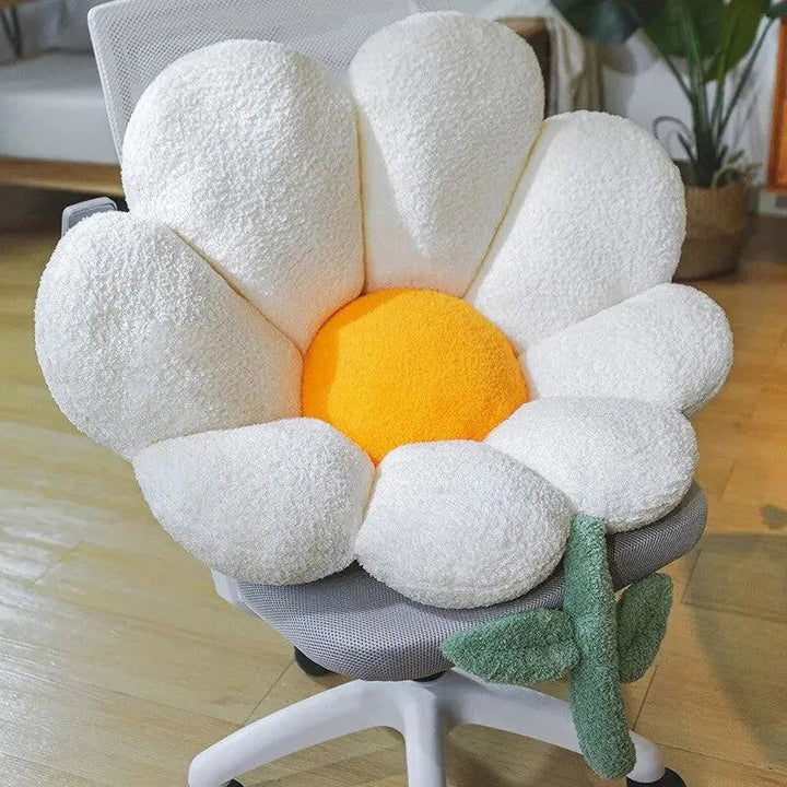 Ins Soft Flower Pillow Beautiful Cartoon Plush Pillow Toy Office Chair Home Sofa Cushion Decor Kids Lovers Lovely Birthday Gift