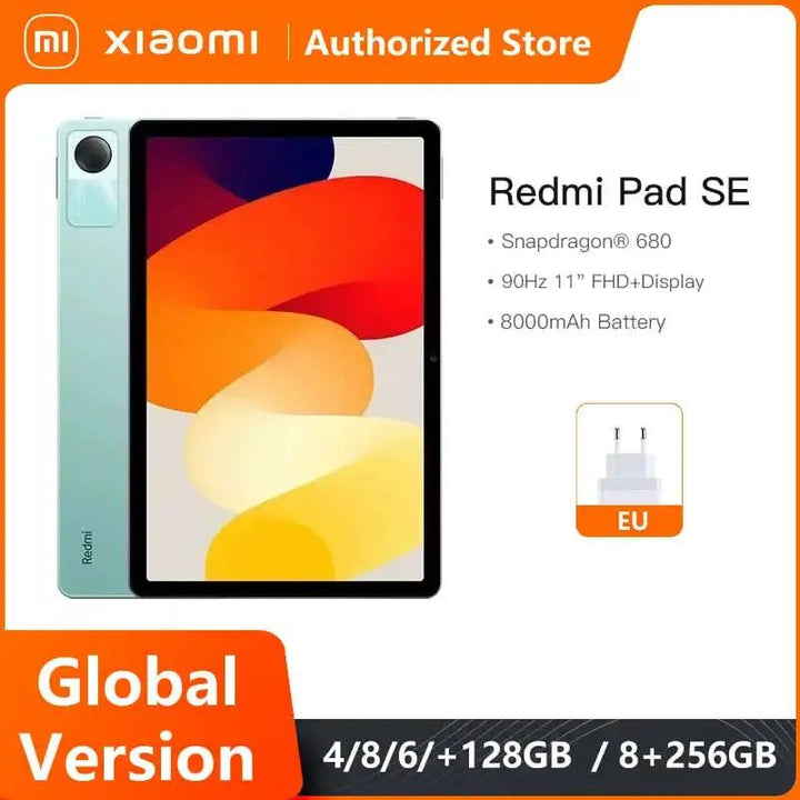 Global Version Xiaomi Redmi Pad SE 128GB / 256GB Snapdragon® 680 Mi Tablet Quad speakers Dolby Atmos® 90Hz 11" Display 8000mAh
