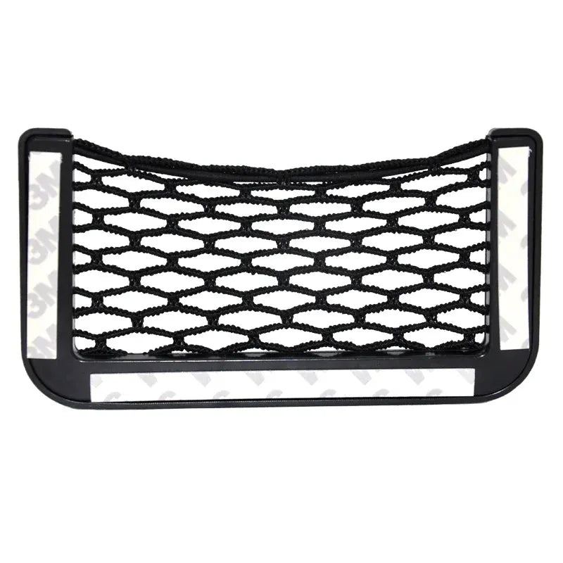 1pcs/2pcs Car Organizer Storage Bag Auto Paste Net Pocket Phone Holder Car Accessories 20*8CM 8*15CM Universal