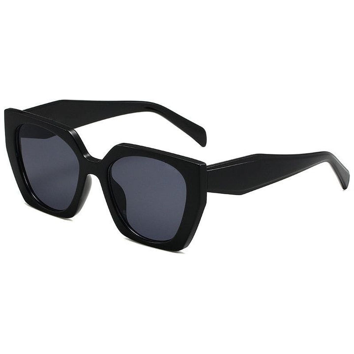 Fashion Oversized Cat eye Sunglasses for Women Vintage Luxury Brand Designer Sunglasses for female Eyewear Shades no case - Jointcorp