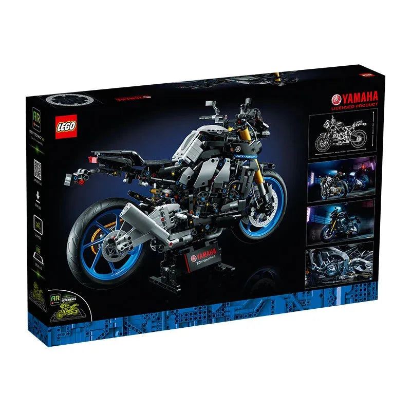 LEGO Mechanical Group 42159 Yamaha Motorcycle Male And Female Combination Building Block Toy Gift Model