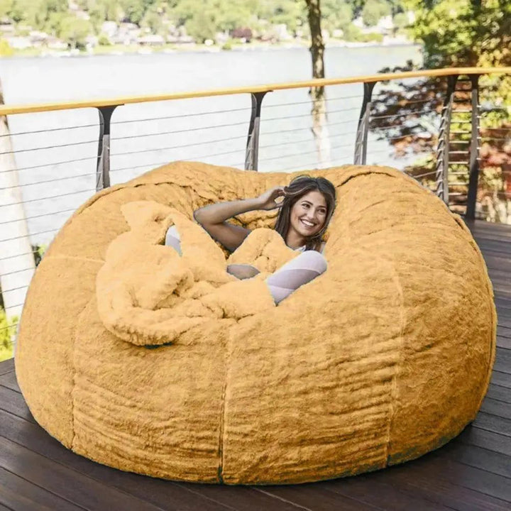 Bean Bag Cover Practical Flexible Bean Bag Chair Cover Extra Large Bean Bag Chair Cover Household Supplies