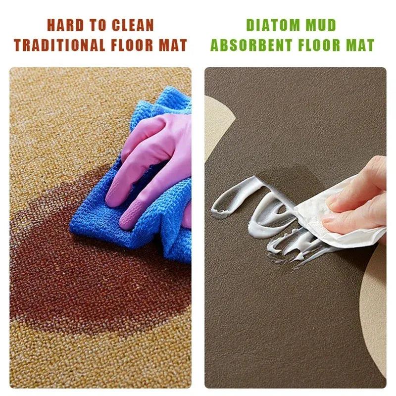 Kitchen Carpet L-Shape Floor Mat Non-slip Area Rug Absorbent Foot Mats Water-absorbent Quick-drying Alfombra De Cocina 주방 카펫