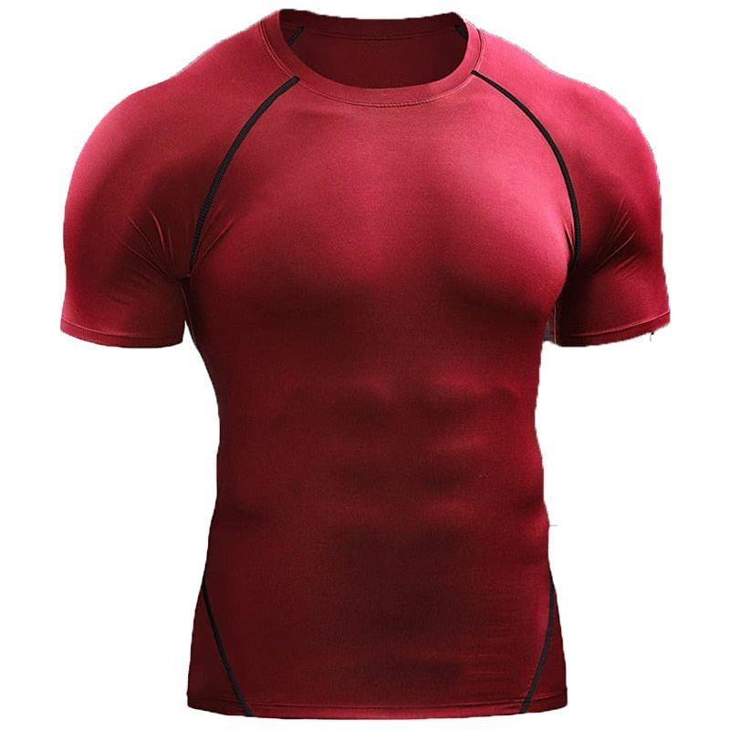 T Shirt Men Summer Sportswear Running Quick Dry Sport Tops Tee Athletic Gym Workout Shirts Men - Jointcorp