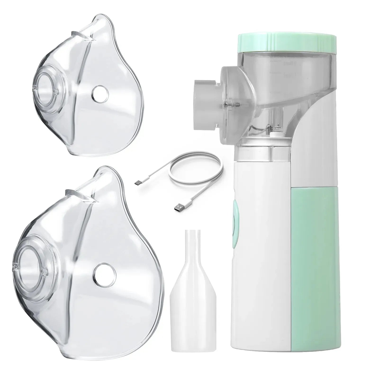 Portable Mini Nebulizer Silent Handheld Inhaler Ultrasonic Nebulizer Medical Grade Atomizer Baby Kids Adult for Cough Asthma