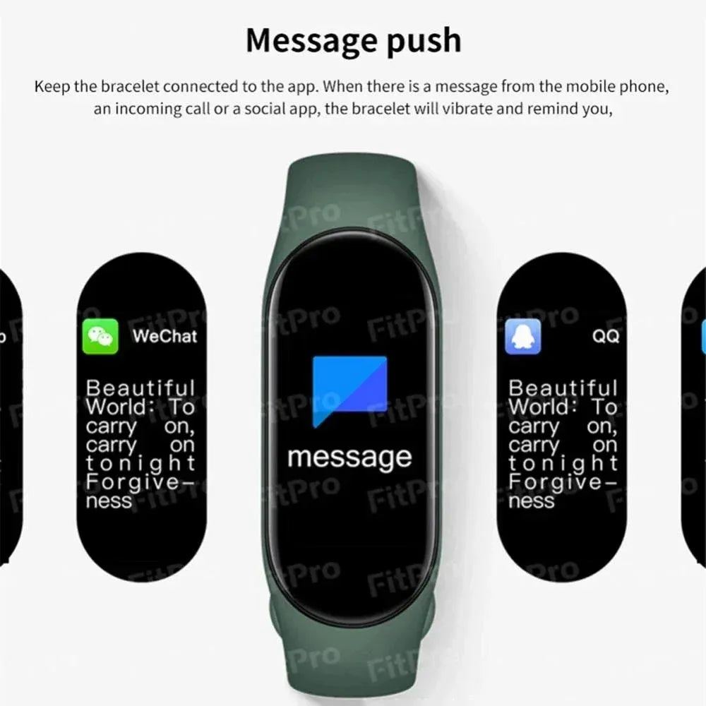 M7 Smart Band Sport Smart Watch Men Woman Blood Pressure Heart Rate IP67 Waterproof Monitor Fitness Bracelet For Android IOS