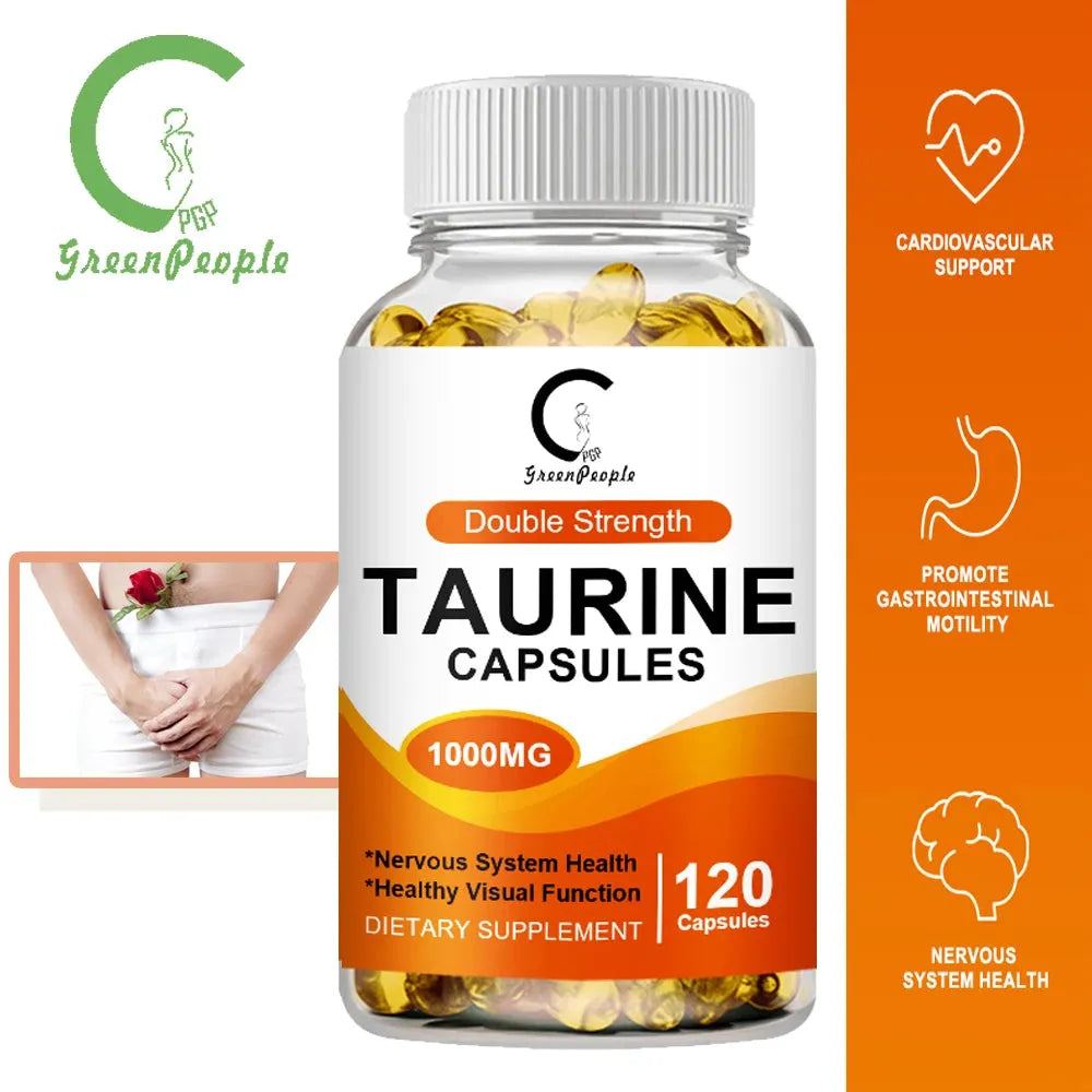 GPGP Greenpeople Taurine Capsule Nervous Reproductive System Re-Development Dietary Supplement