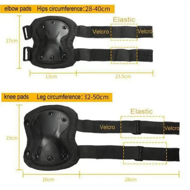 Camo Tactical KneePad Elbow Pads Military Knee Protector Army Airsoft Outdoor Sport Working Hunting Skating Safety Gear Kneecap
