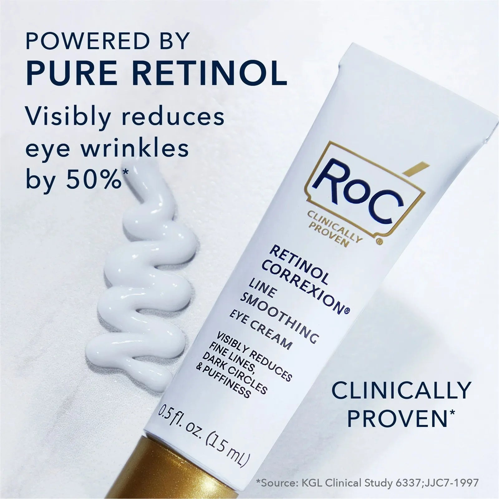 Roc Retinol Anti-Wrinkle + Firming Eye Paste For Dark Circles & Puffy Eyes Retinol Anti-Wrinkle Firming Eye Cream