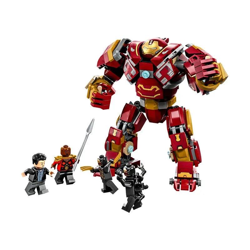 LEGO Super Heroes 76247 Anti Hulk Armor Battle Wakanda Superhero Boys And Girls Assembly Block Toys