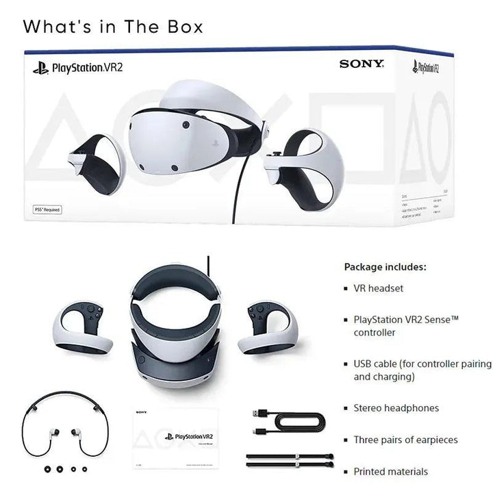 Sony PlayStation VR2 Virtual Reality PS VR2 Headset 3D VR Glasses Communicate with PS5 Playstation 5 Sony PS5 PS VR Console