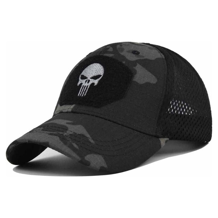 Military Baseball Caps Multicolor Camouflage Breathable Sun Visor Mesh Outdoor - Jointcorp