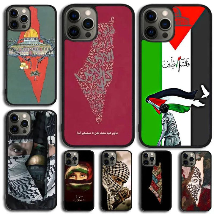 Palestine Flag Map Phone Case For iPhone 14 15 13 12 Mini XR XS Max Cover For Apple iPhone 11 Pro Max 6 8 7 Plus SE2020 Coque