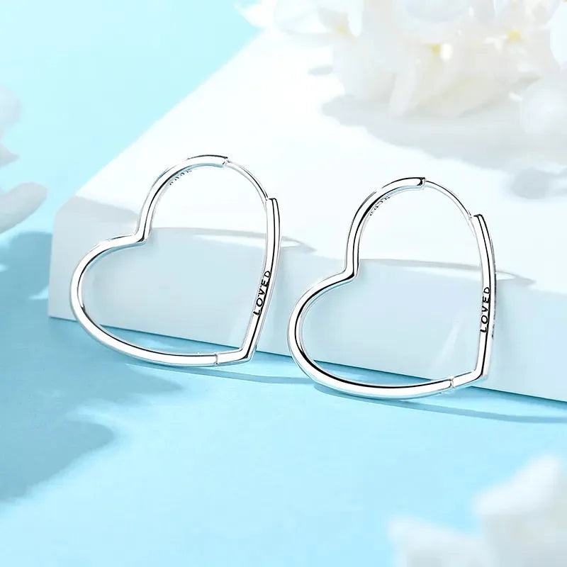 Original 925 Sterling Silver Earrings 2023 Stud Hoop Crystal Earings For Women Rose Gold Crown Heart Infinity Bee Earing Jewelry