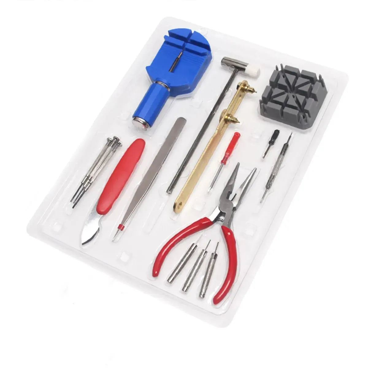 16pcs Watch Repair Tool Kit Watchmaker Link Pin Remover Case Opener Spring Bar Horlogemaker Gereedschap Clock Repair Set