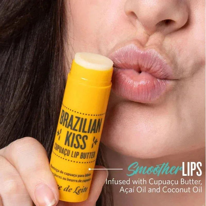 Brazilian Kiss Lipstick Moisturize Lip Balm Reduces Lip Lines Long Lasting Anti Drying gel lipstick Nourishing Lip Care Makeup