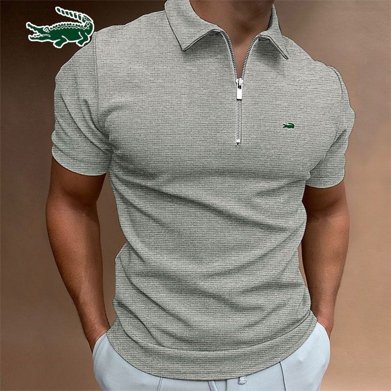 Men's Polo Shirt Fashion Stripe Short Sleeve - Jointcorp