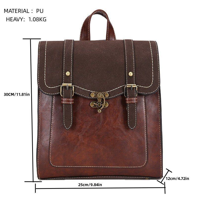 Vintage Leather Backpack New One Piece Backpack
