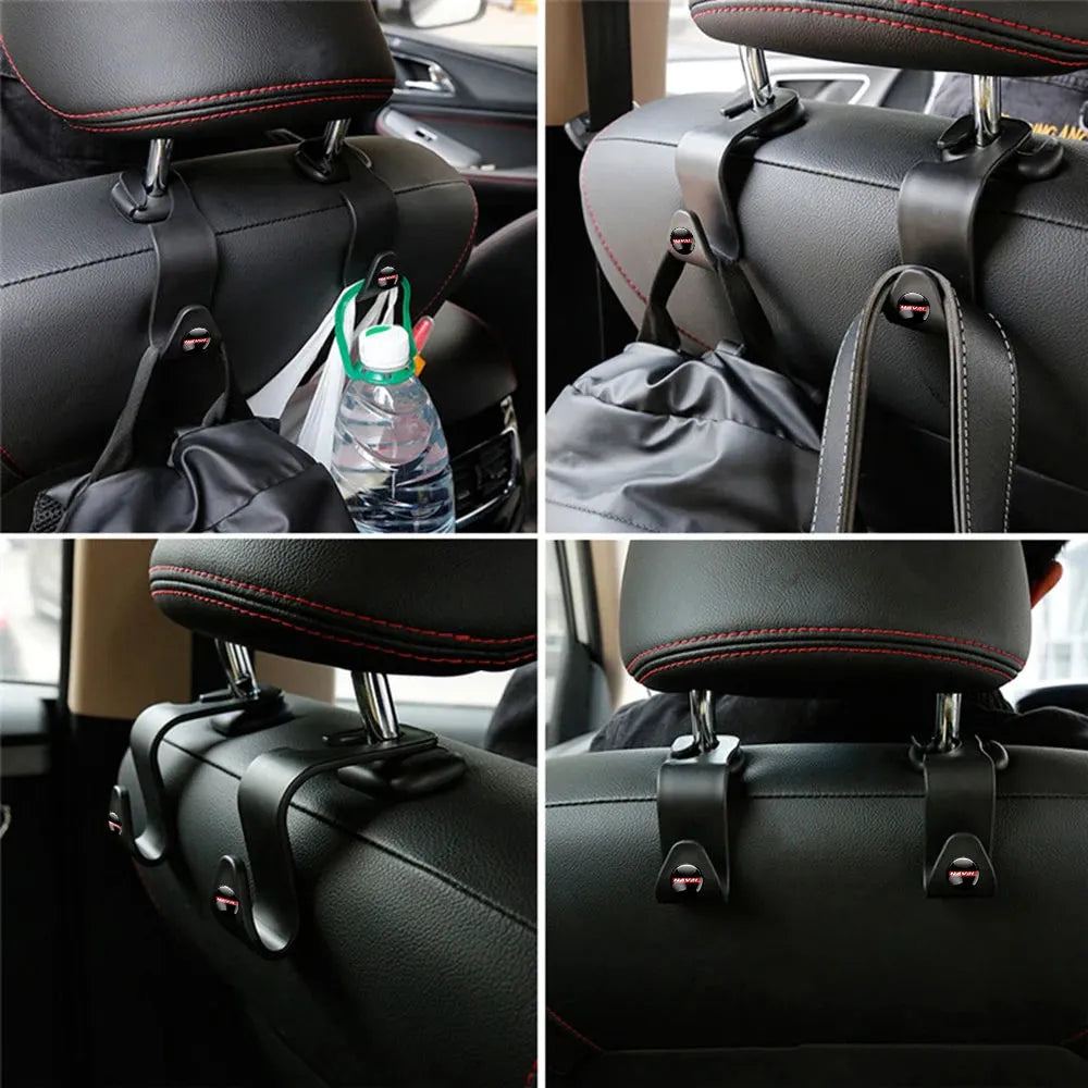 2Pcs Car Seat Back Hook Hanger Fastener Organizer Holder Car Storage Accessories For Haval Dargo Jolion H6 3th 2021 2022 H1 H2