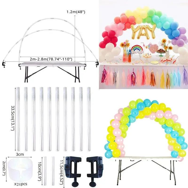 Table Balloon Arch Set Ballon Column Stand for Wedding Birthday Party Decorations Baby Shower Arch Balloons Accessories