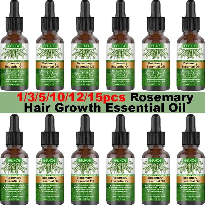 Rosemary Hair Growth Essential Oil 100% Pure Promote Hairs Growth Products Prevent Hair Loss Nourish Hair Roots