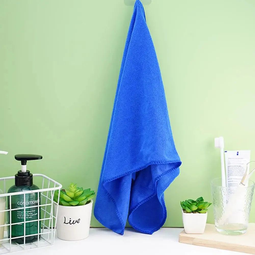 1pc Microfiber Towel  Absorbency Square Towel Quick Drying Soft Towel Comfortable Bath Towel Portable Gym Towel Shower