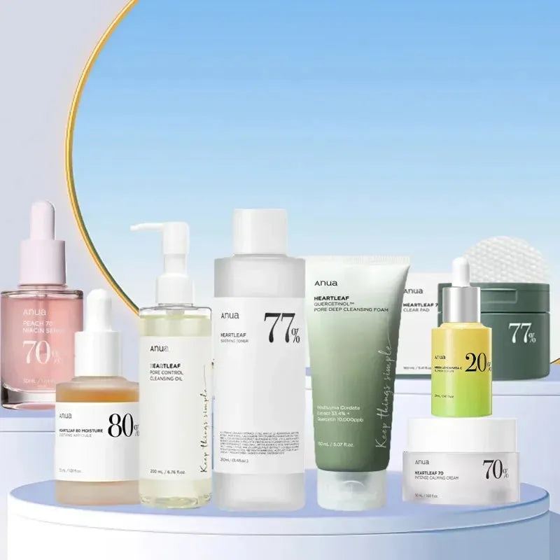 Korean Anua Heartleaf 77%  Skin Care Skin Care Serum Niacin Anti-aging Serum Fade Fine Lines Deep Cleansing Cleanser Skincare