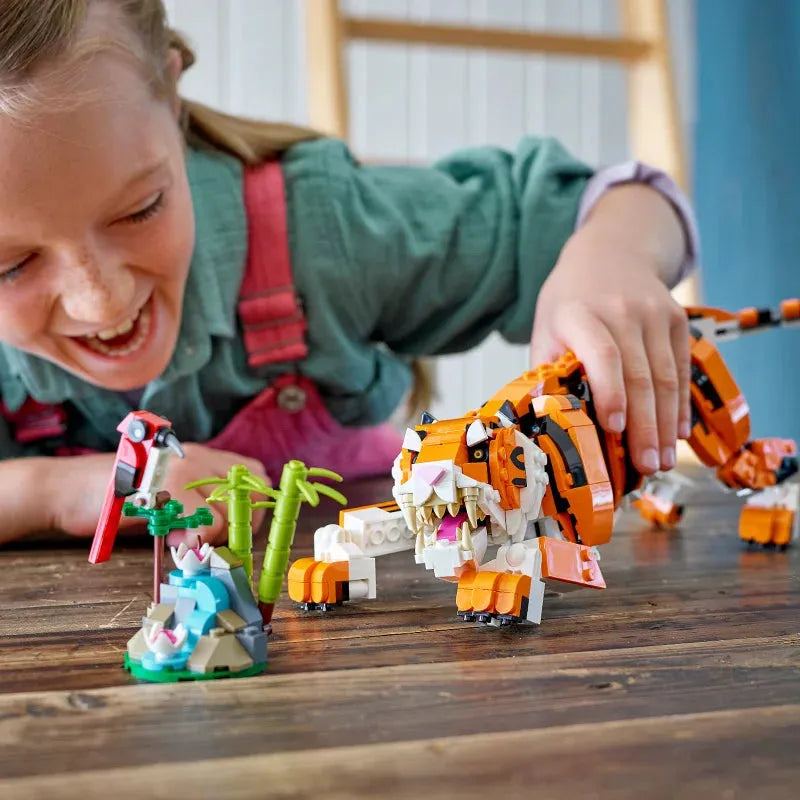 LEGO Creator 31129 Creative And Powerful Tiger Children's Assembly Puzzle Block Toy Gift For Boys