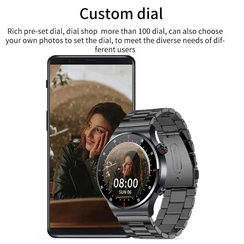 Xiaomi Smart Watch Men Full Screen Sports Bracelet Waterproof ECG Health Monitor SmartWatch for IOS Android