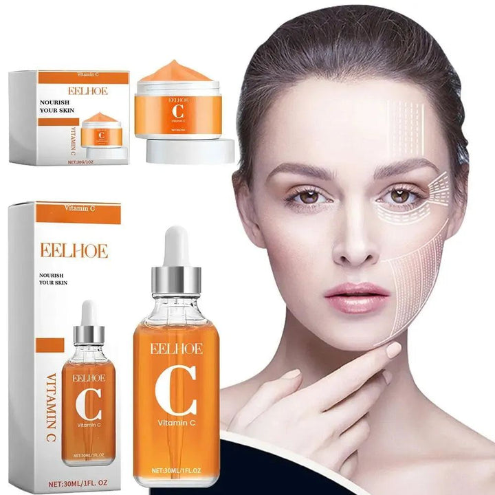 Vitamin C Serum Anti-aging Facial Cream Wrinkle Removal,Hydrating ,Brightening,Blemishing For Face Glowing Skin Care Oil 30ml