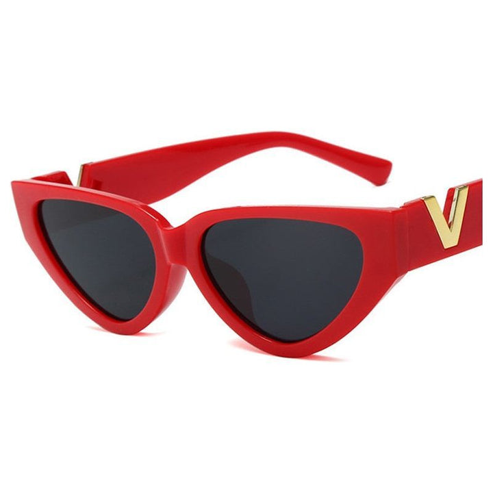 Vintage Cat Eye Sunglasses Fashion Women Shades UV400 Sun Glasses Brand Designer Men Trendy Multicolor Eyewear Cycling Goggles - Jointcorp