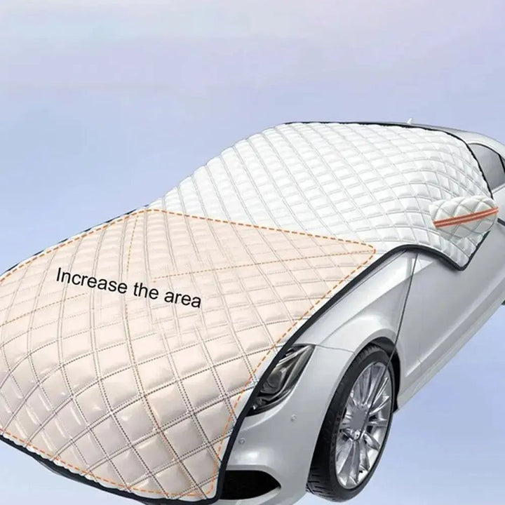 Universal 7-layer Thick Car Snow Cover Extra Large Car Windshield Hood Protection Cover Snowproof Anti-Frost Sunshade Protector