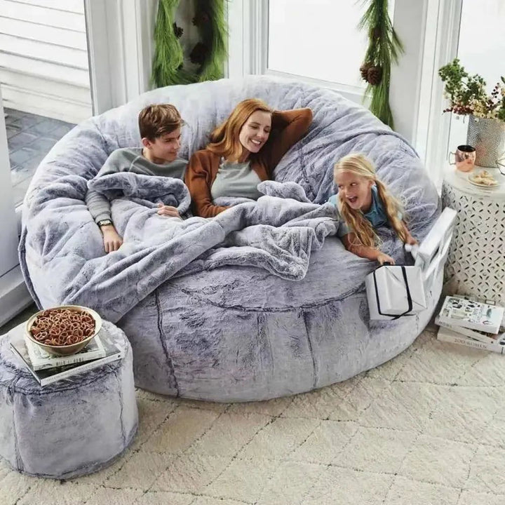Bean Bag Cover Practical Flexible Bean Bag Chair Cover Extra Large Bean Bag Chair Cover Household Supplies