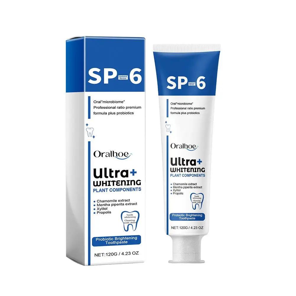 Sip-4 Probiotic Toothpaste Brightening Stain Removing Sp-6 Probiotic Toothpaste Fresh Breath Teeth Whiten Toothpaste 100g/120g