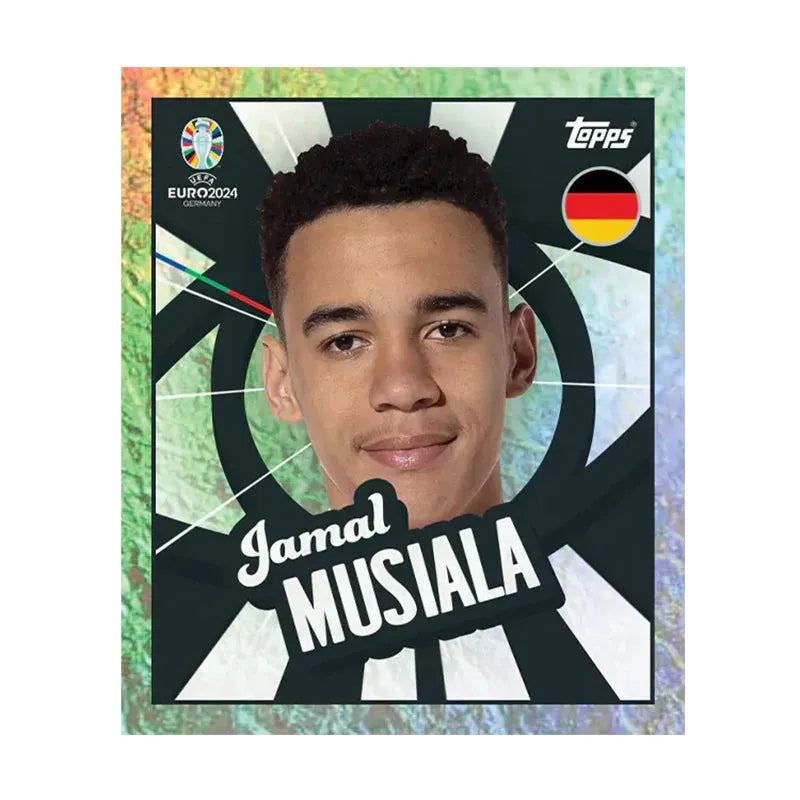 Topps Official Euro 2024 Football Collection Sticke Limited Ballsuperstar Signature Fan Gift In Stock