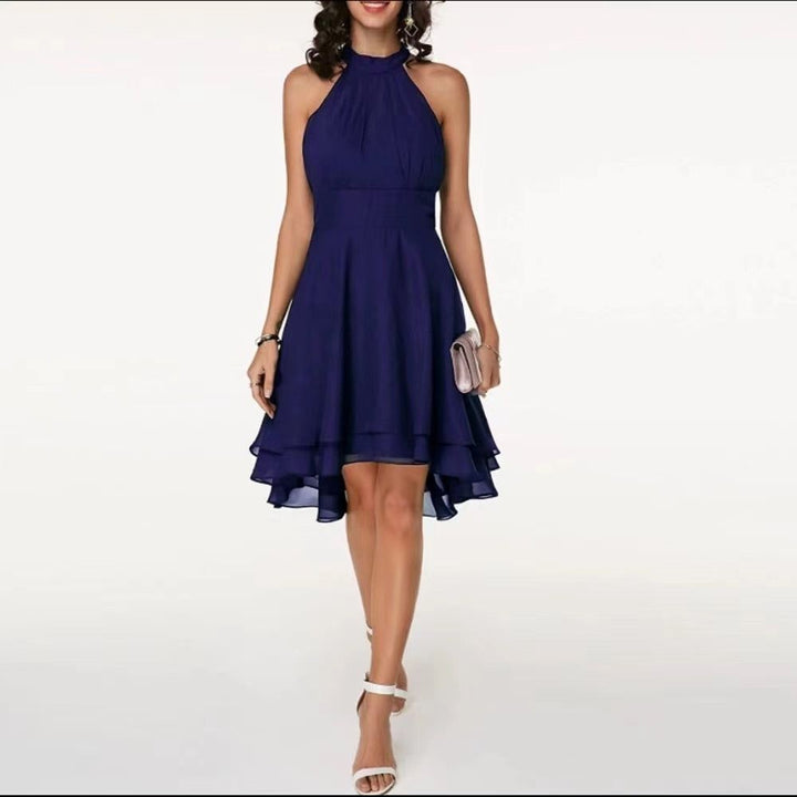 Women's Dress Elegant Solid Color High Waist Slim-Fit Party Dresses Vintage dresses - Jointcorp