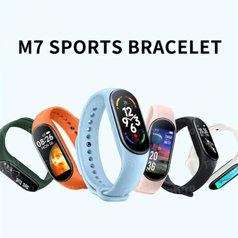 M7 Smart Band Sport Smart Watch Men Woman Blood Pressure Heart Rate IP67 Waterproof Monitor Fitness Bracelet For Android IOS