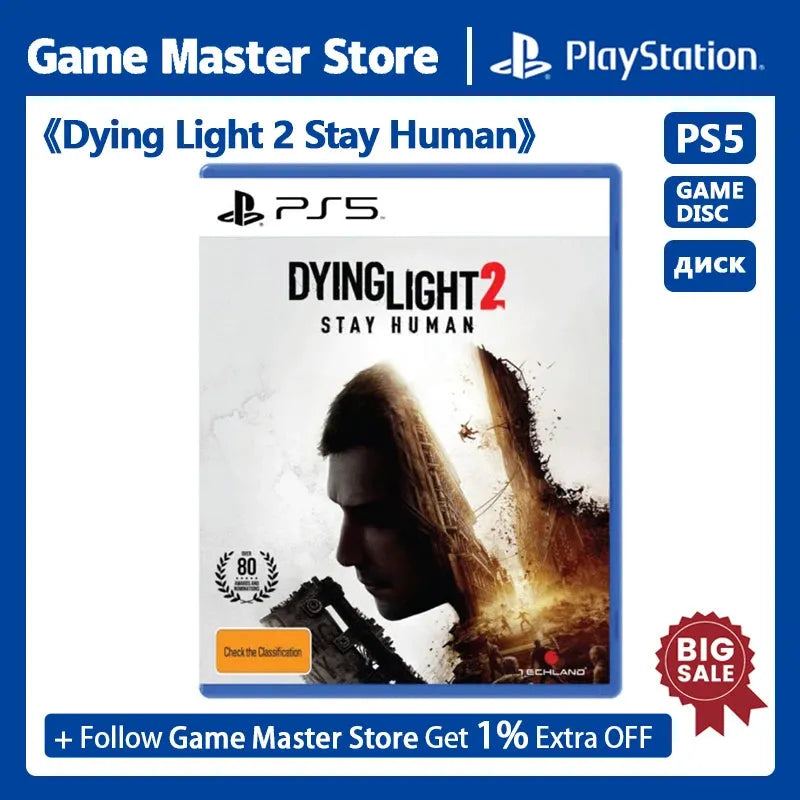 Sony PlayStation 5 Dying Light 2 Stay Human PS 5 Game Disc Dying Light II Stay Human for Platform PlayStation5 PS5 Game Disks