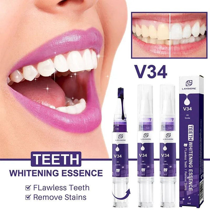 Tooth Whitening Enzyme Purple Mousse Remove Plaque Cleaning Oral Hygiene Dental Bleaching Tools Fresh Breath Beauty Tooth Care