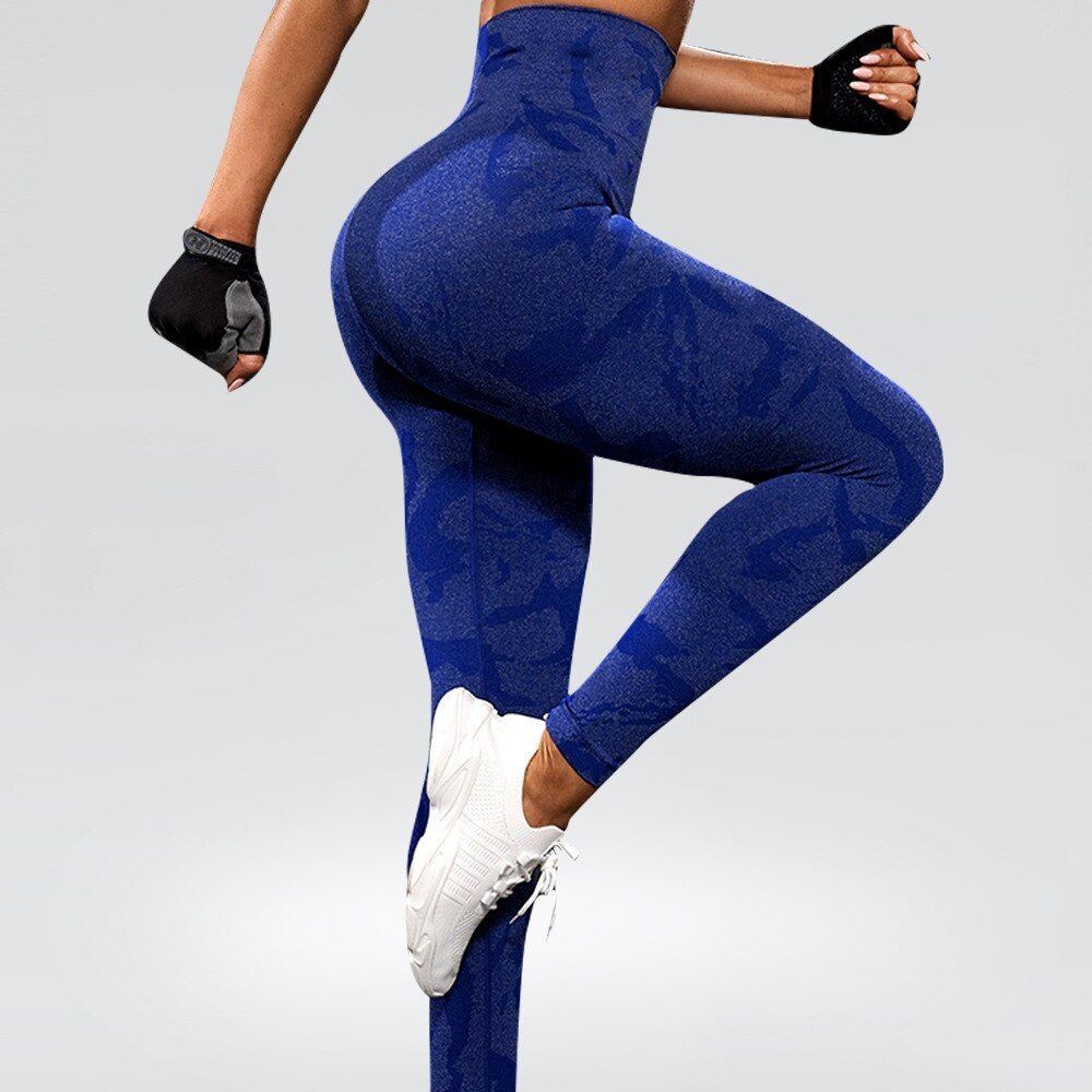 Women Yoga Fitness Sport High Waist Butt Lift Curves Workout Tights Elastic Gym Training Pants Seamless Legging - Jointcorp