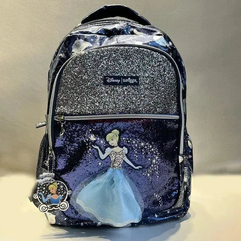 Genuine Australian Smiggle Disney Dark Blue Cinderella Backpack, Stationery Box, Meal Bag, Crossbody Bag, Student Gift