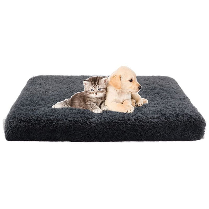 Plush Cat Beds Dog Bed Mat  Removable for Cleaning Puppy Cushion Super Soft Claming Dog Beds Pet Bed for Small Medium Large Dogs - Jointcorp