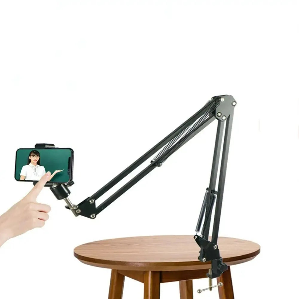 Live Camera Magic Arm DSLR Table Stand Phone Holder Stand Camera Bracket For Smartphone Tablet Webcam Led Ring Light Studio Kit